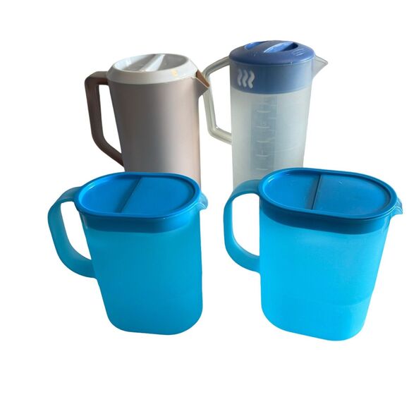 Vintage HUGE Lot Tupperware Rubbermaid USA Food Storage Containers Pitchers MCM - Picture 4 of 16